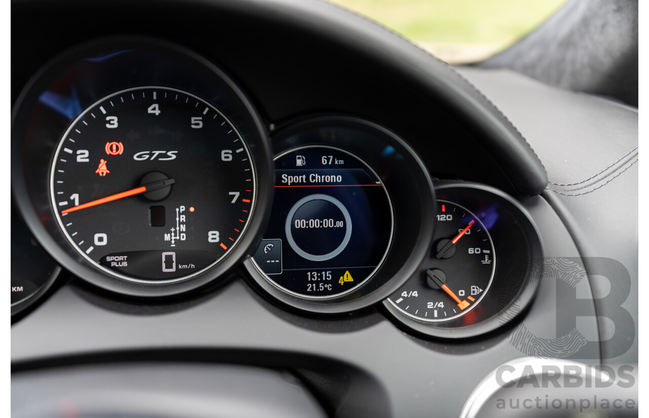 1/2018 Porsche Cayenne GTS (AWD) Series 2 MY18 4d Wagon Carrara White Twin Turbo V6 3.6L