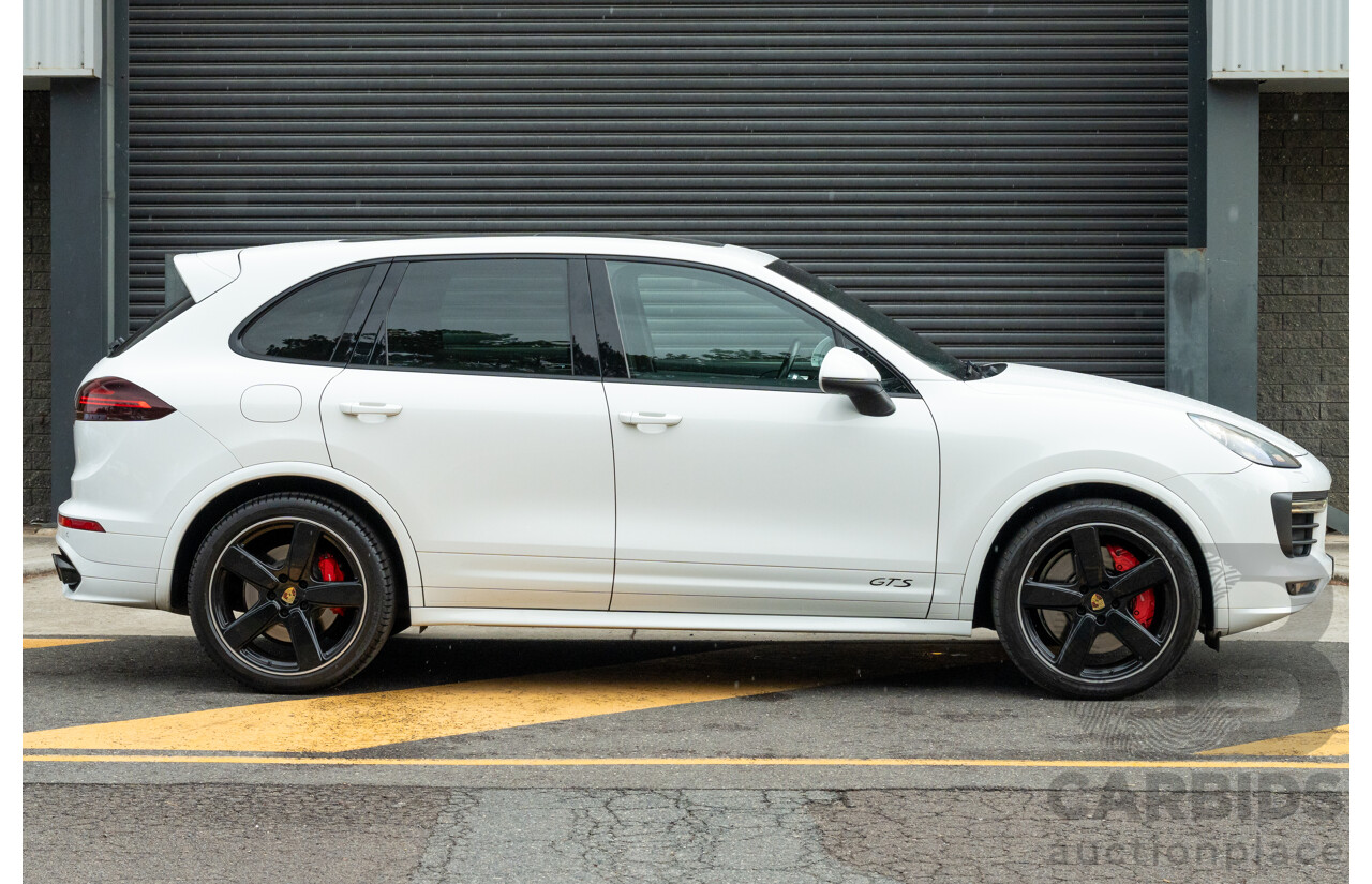 1/2018 Porsche Cayenne GTS (AWD) Series 2 MY18 4d Wagon Carrara White Twin Turbo V6 3.6L