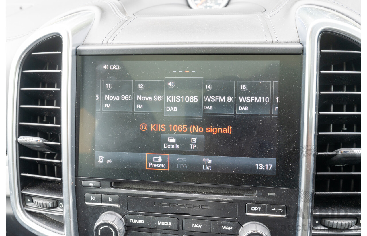 1/2018 Porsche Cayenne GTS (AWD) Series 2 MY18 4d Wagon Carrara White Twin Turbo V6 3.6L