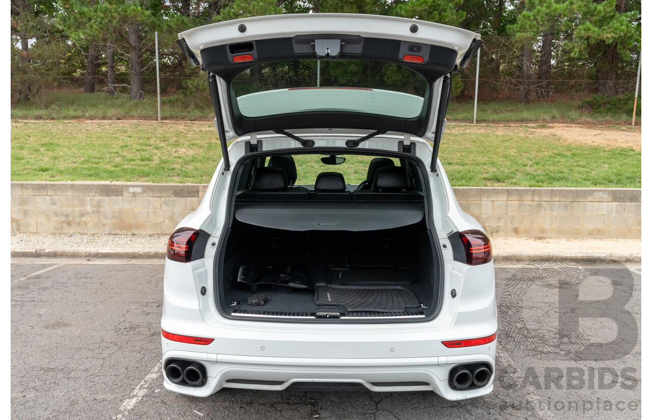 1/2018 Porsche Cayenne GTS (AWD) Series 2 MY18 4d Wagon Carrara White Twin Turbo V6 3.6L