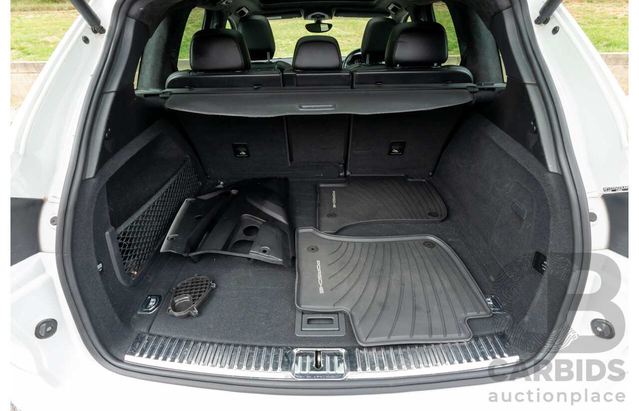 1/2018 Porsche Cayenne GTS (AWD) Series 2 MY18 4d Wagon Carrara White Twin Turbo V6 3.6L