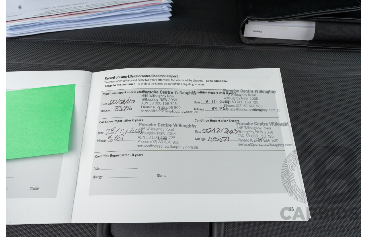 1/2018 Porsche Cayenne GTS (AWD) Series 2 MY18 4d Wagon Carrara White Twin Turbo V6 3.6L