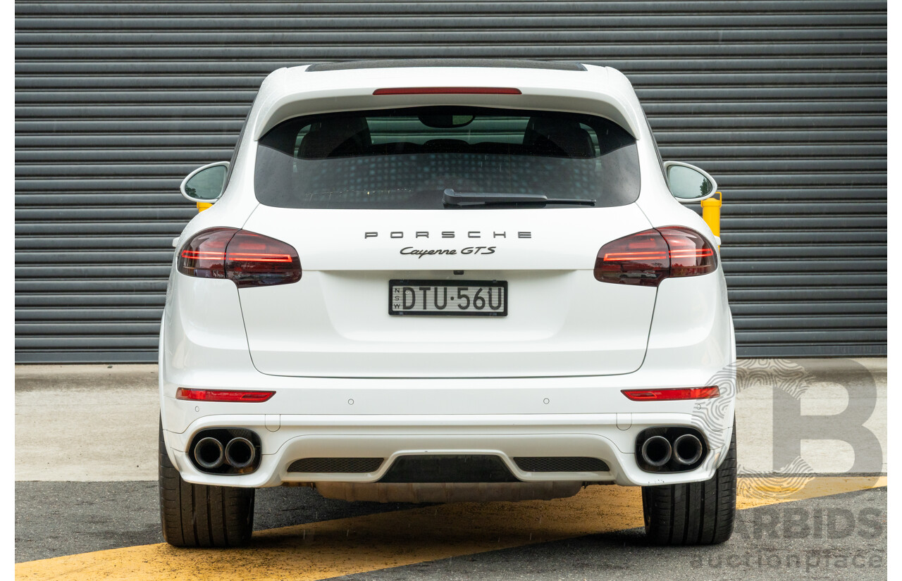 1/2018 Porsche Cayenne GTS (AWD) Series 2 MY18 4d Wagon Carrara White Twin Turbo V6 3.6L