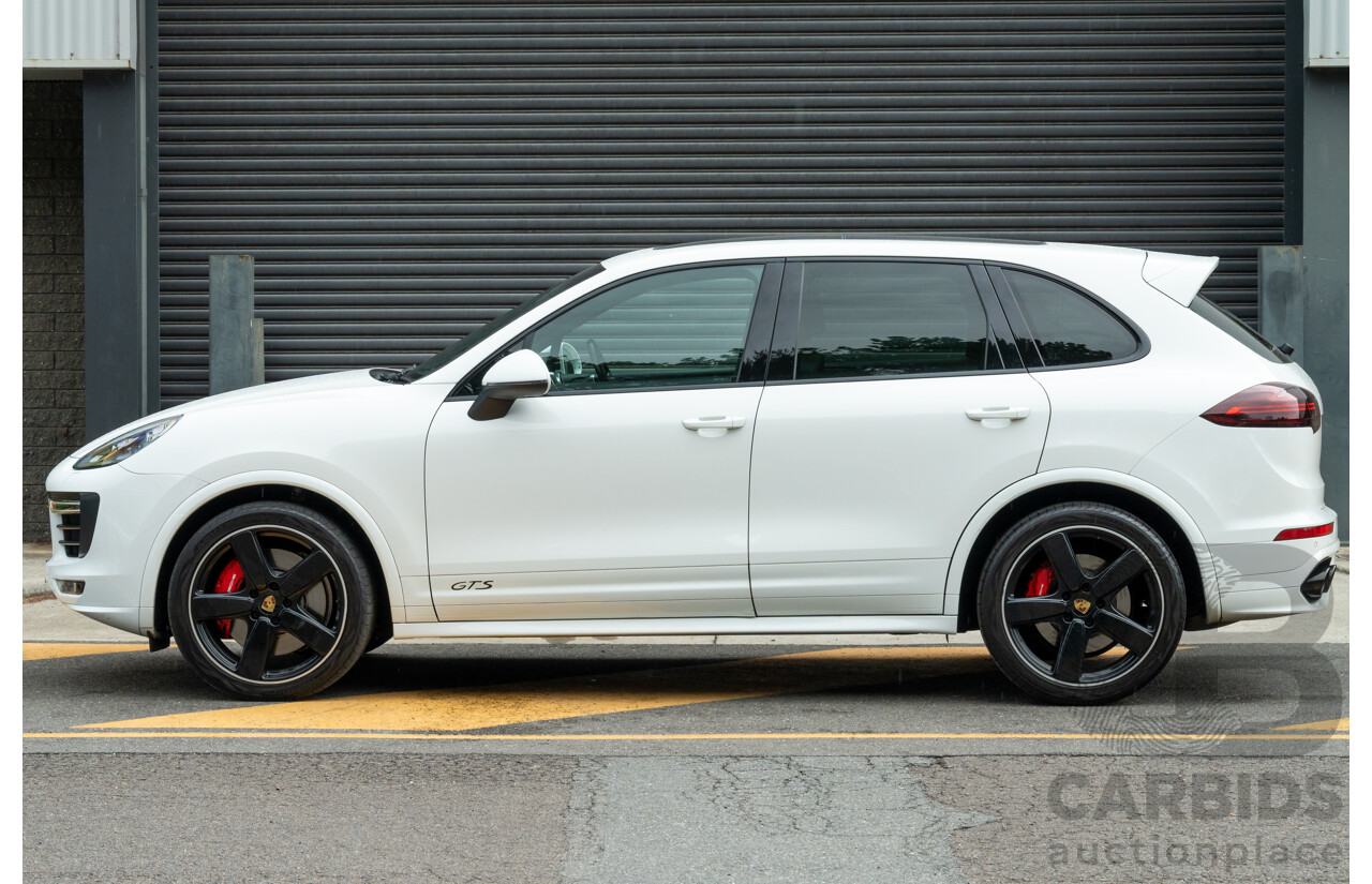 1/2018 Porsche Cayenne GTS (AWD) Series 2 MY18 4d Wagon Carrara White Twin Turbo V6 3.6L