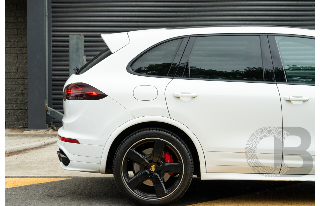 1/2018 Porsche Cayenne GTS (AWD) Series 2 MY18 4d Wagon Carrara White Twin Turbo V6 3.6L