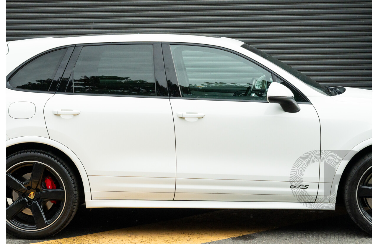 1/2018 Porsche Cayenne GTS (AWD) Series 2 MY18 4d Wagon Carrara White Twin Turbo V6 3.6L