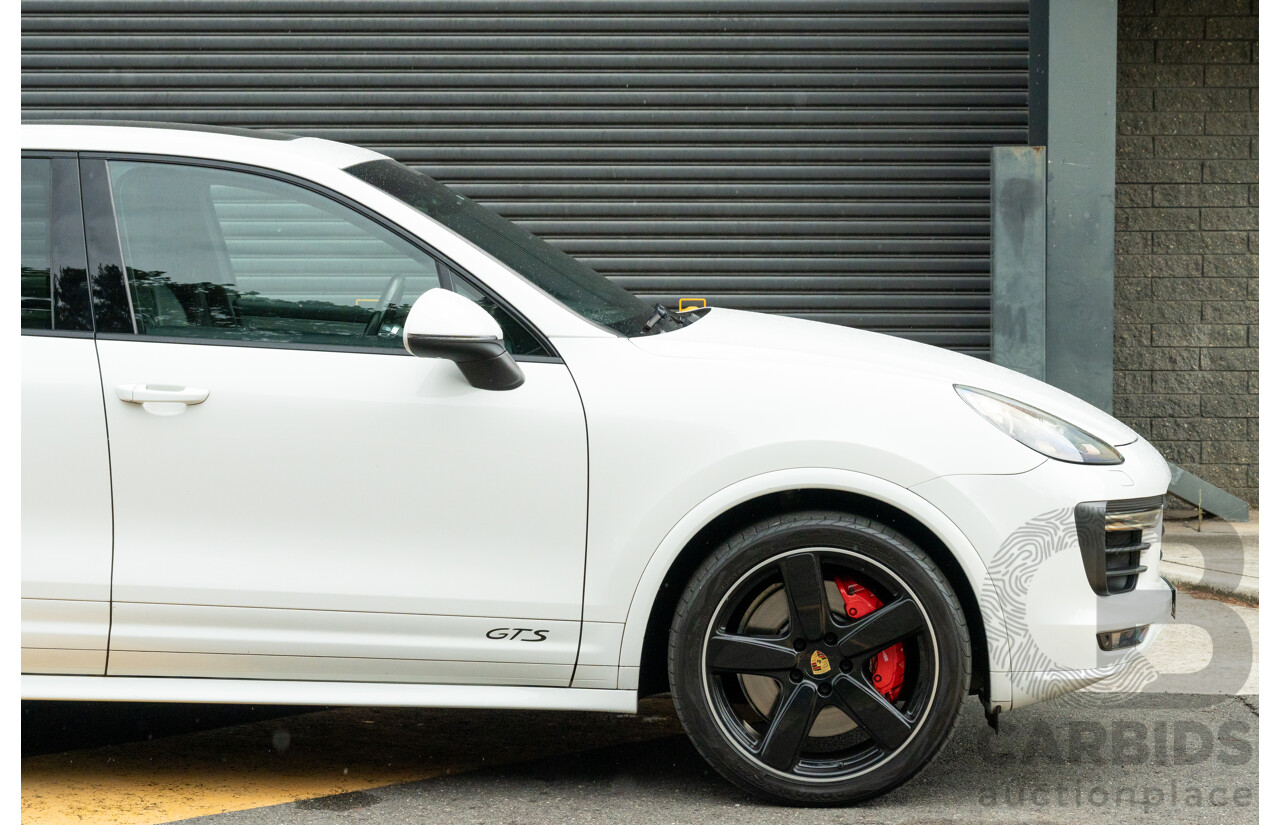 1/2018 Porsche Cayenne GTS (AWD) Series 2 MY18 4d Wagon Carrara White Twin Turbo V6 3.6L