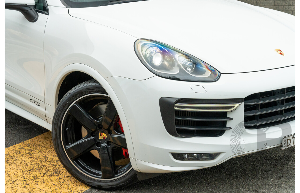 1/2018 Porsche Cayenne GTS (AWD) Series 2 MY18 4d Wagon Carrara White Twin Turbo V6 3.6L
