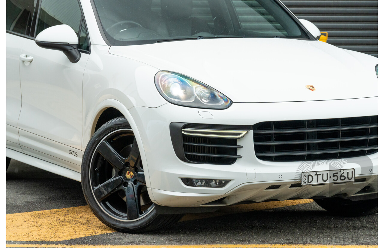 1/2018 Porsche Cayenne GTS (AWD) Series 2 MY18 4d Wagon Carrara White Twin Turbo V6 3.6L