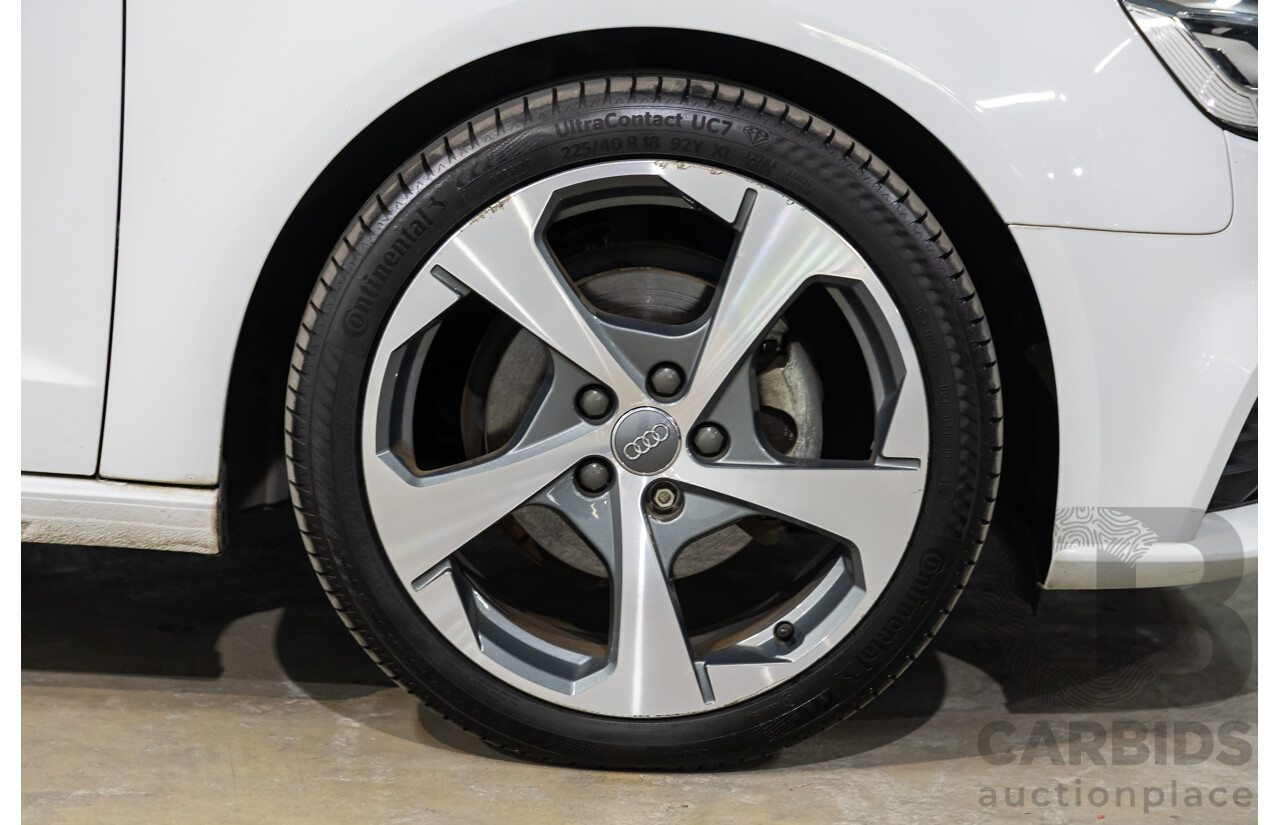 01/2019 Audi A3 35 TFSI (FWD) 8V MY19 4d Sportback Glacier White Metallic Turbo 1.4L