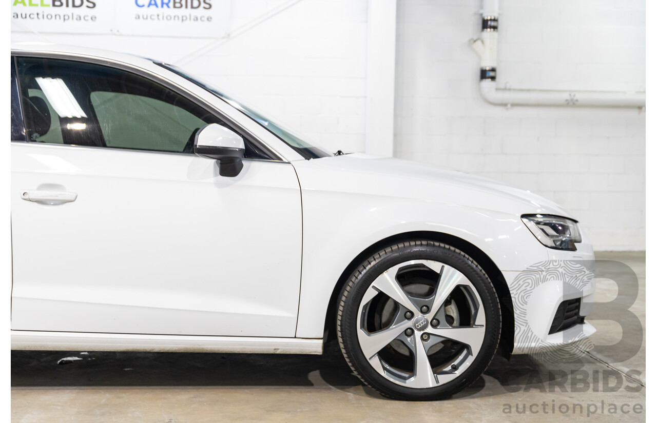 01/2019 Audi A3 35 TFSI (FWD) 8V MY19 4d Sportback Glacier White Metallic Turbo 1.4L
