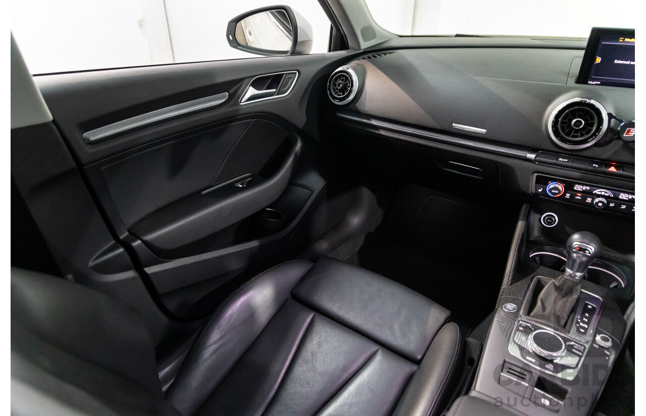 01/2019 Audi A3 35 TFSI (FWD) 8V MY19 4d Sportback Glacier White Metallic Turbo 1.4L