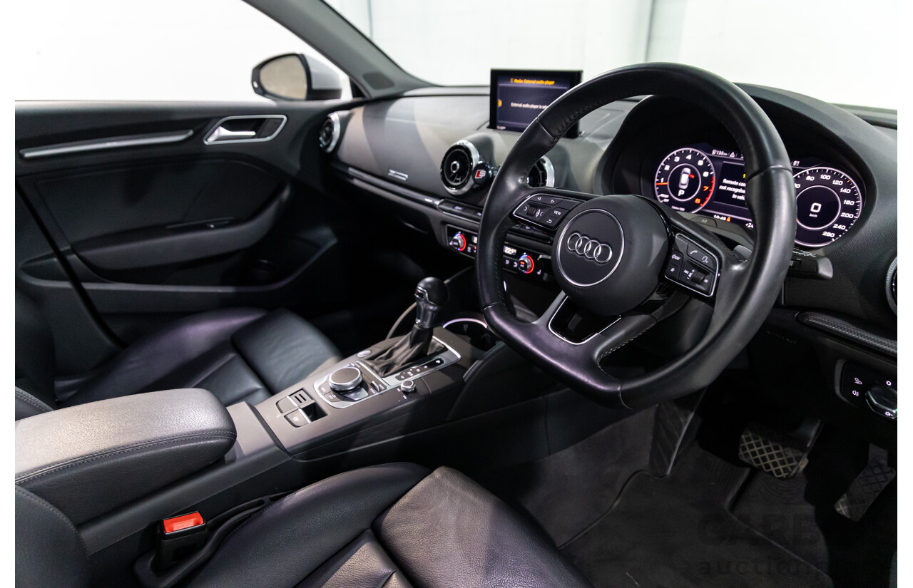 01/2019 Audi A3 35 TFSI (FWD) 8V MY19 4d Sportback Glacier White Metallic Turbo 1.4L