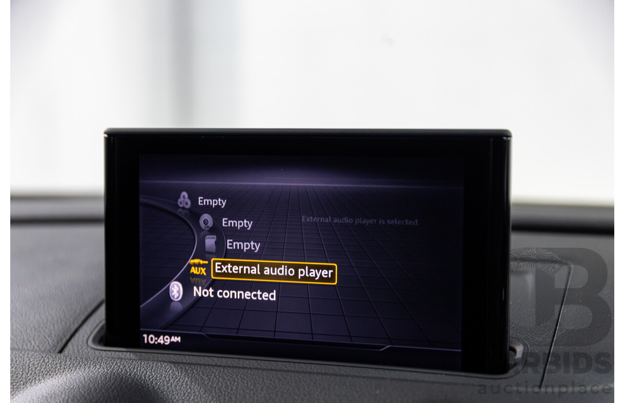 01/2019 Audi A3 35 TFSI (FWD) 8V MY19 4d Sportback Glacier White Metallic Turbo 1.4L