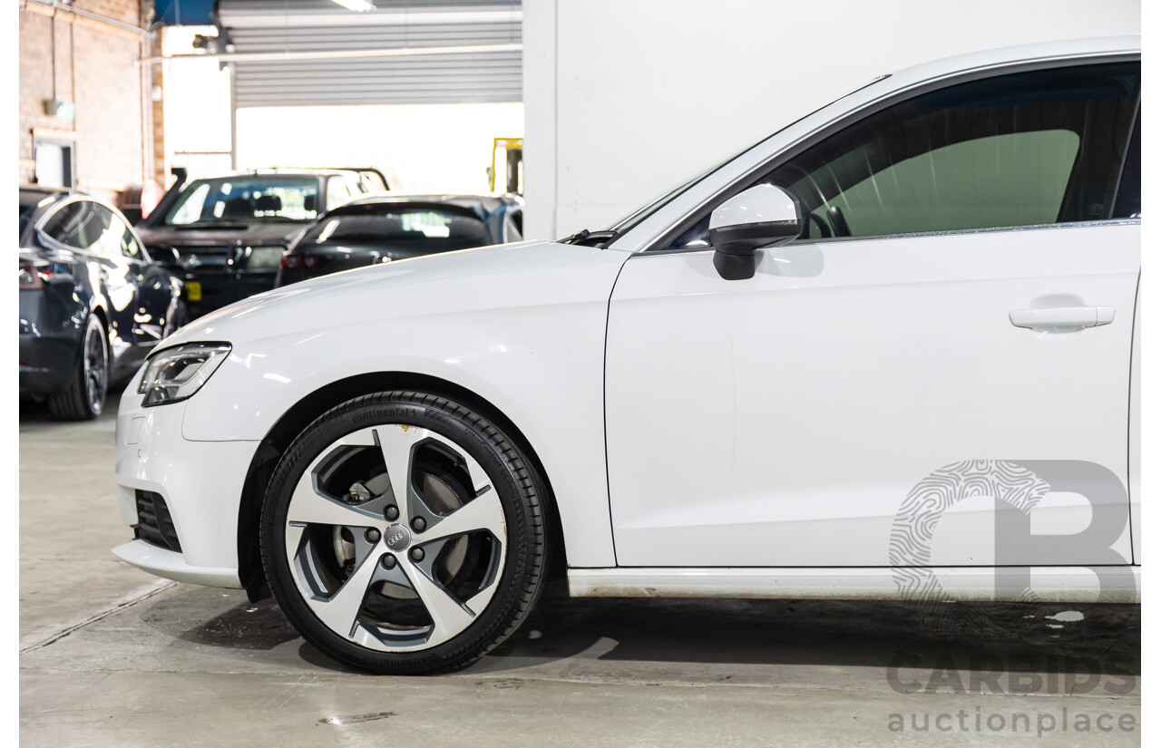 01/2019 Audi A3 35 TFSI (FWD) 8V MY19 4d Sportback Glacier White Metallic Turbo 1.4L