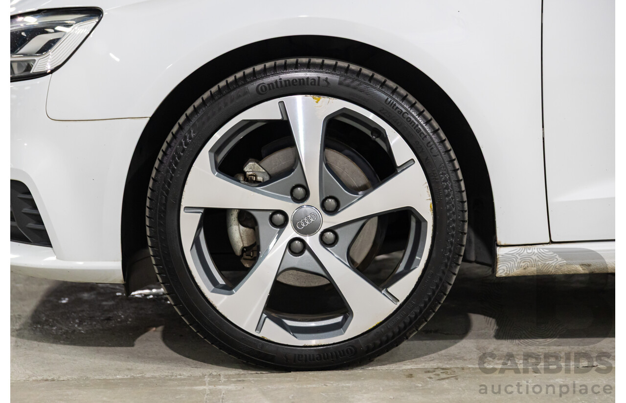01/2019 Audi A3 35 TFSI (FWD) 8V MY19 4d Sportback Glacier White Metallic Turbo 1.4L