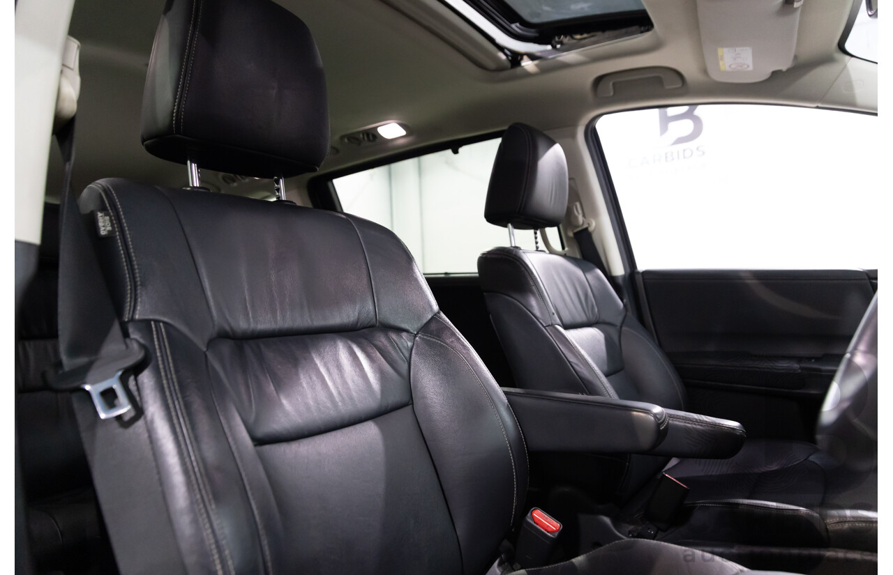 03/2016 Honda Odyssey VTi-L (FWD) RC MY16 7 Seats 4d Wagon White Diamond Pearl 2.4L - 7 Seater