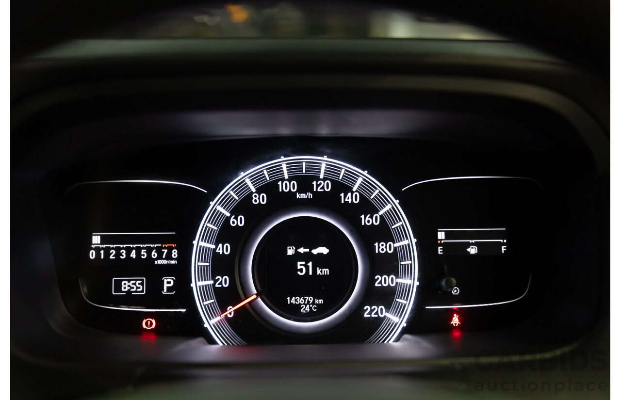 03/2016 Honda Odyssey VTi-L (FWD) RC MY16 7 Seats 4d Wagon White Diamond Pearl 2.4L - 7 Seater