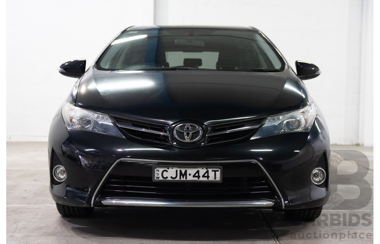 12/2012 Toyota Corolla Ascent Sport (FWD) ZRE182R 5d Hatchback Black Sand Metallic 1.8L