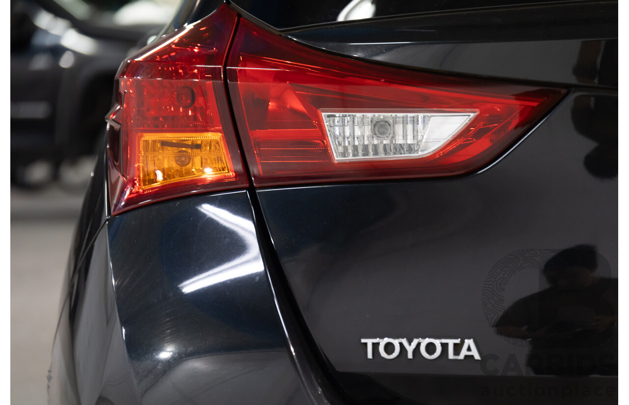 12/2012 Toyota Corolla Ascent Sport (FWD) ZRE182R 5d Hatchback Black Sand Metallic 1.8L