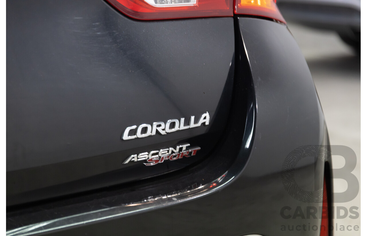 12/2012 Toyota Corolla Ascent Sport (FWD) ZRE182R 5d Hatchback Black Sand Metallic 1.8L