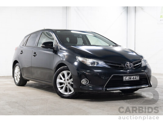 12/2012 Toyota Corolla Ascent Sport (FWD) ZRE182R 5d Hatchback Black Sand Metallic 1.8L