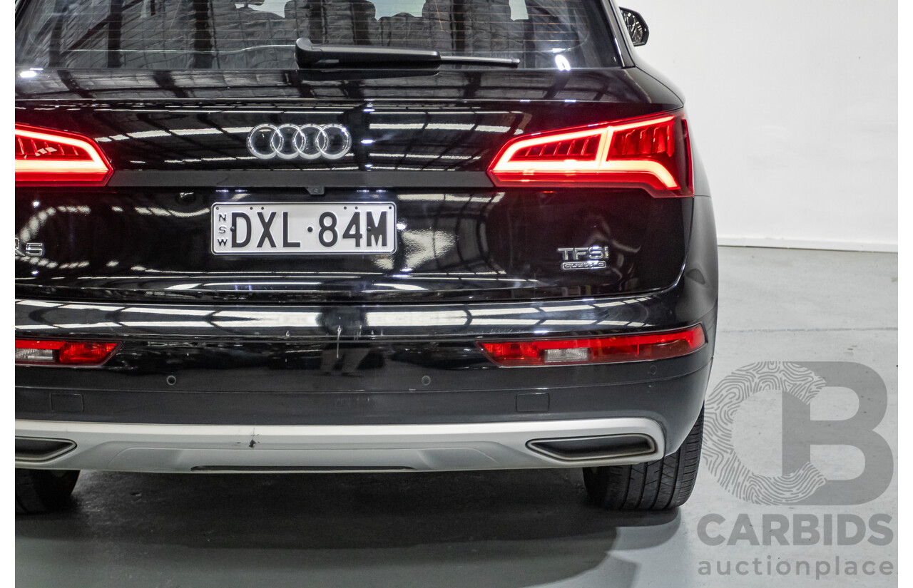 6/2017 Audi Q5 TFSI Sport Quattro Ultra (AWD) FY MY17 4d Wagon Brilliant Black Metallic Turbo 2.0L