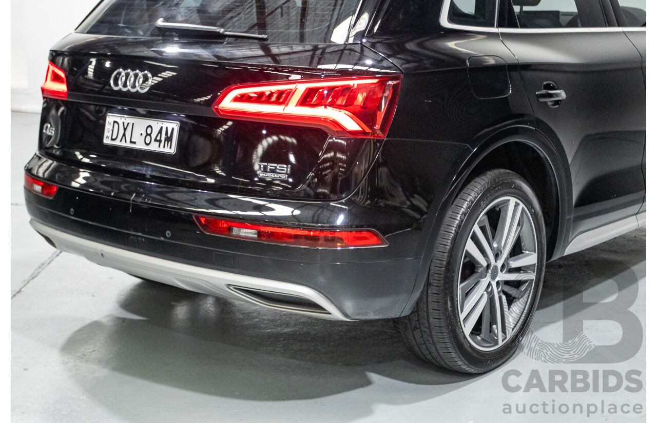 6/2017 Audi Q5 TFSI Sport Quattro Ultra (AWD) FY MY17 4d Wagon Brilliant Black Metallic Turbo 2.0L