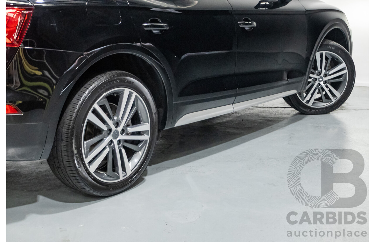 6/2017 Audi Q5 TFSI Sport Quattro Ultra (AWD) FY MY17 4d Wagon Brilliant Black Metallic Turbo 2.0L