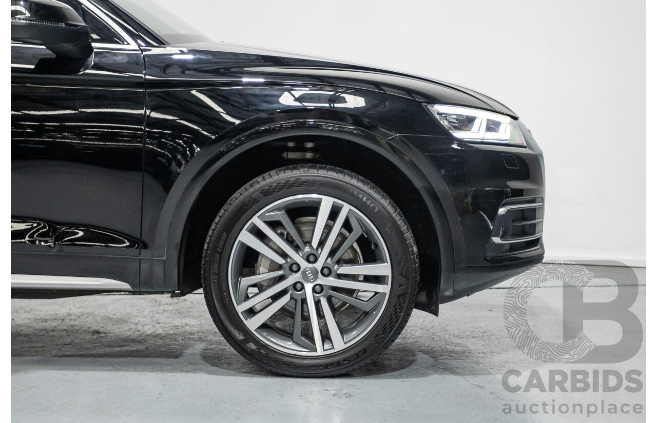 6/2017 Audi Q5 TFSI Sport Quattro Ultra (AWD) FY MY17 4d Wagon Brilliant Black Metallic Turbo 2.0L