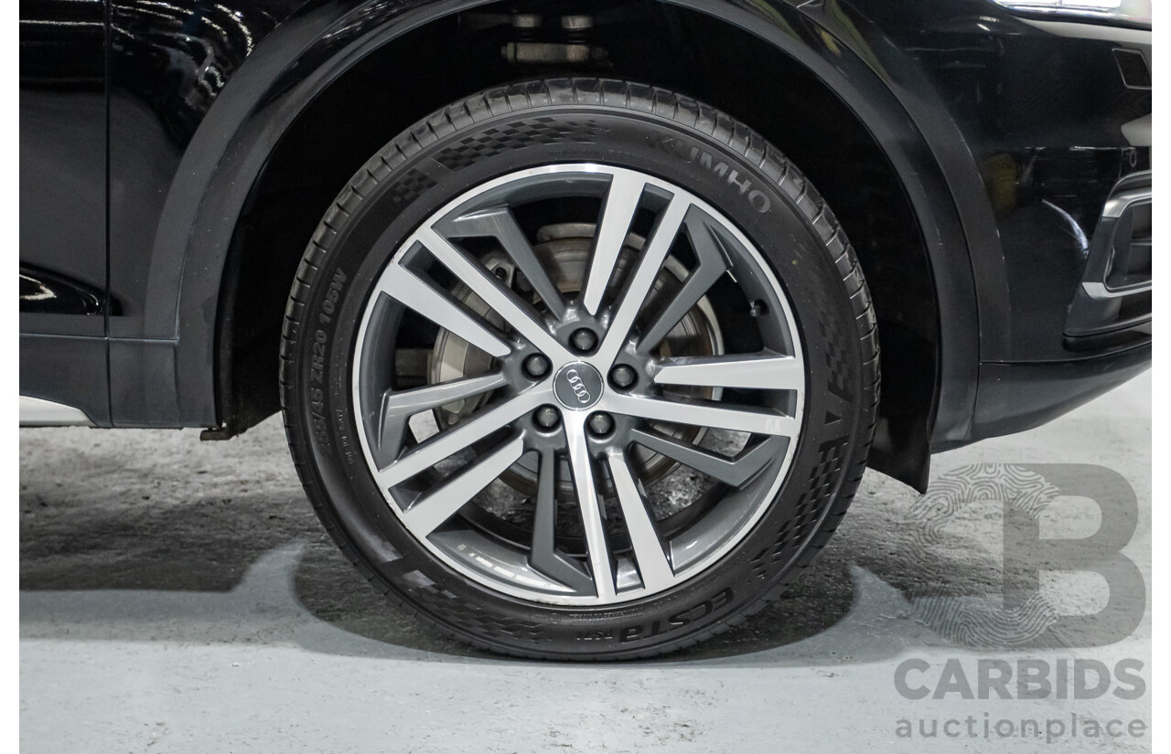 6/2017 Audi Q5 TFSI Sport Quattro Ultra (AWD) FY MY17 4d Wagon Brilliant Black Metallic Turbo 2.0L