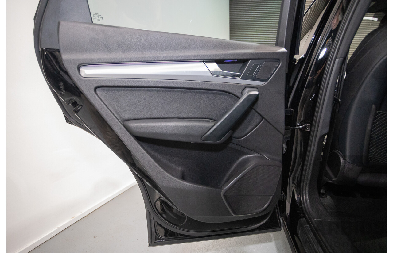 6/2017 Audi Q5 TFSI Sport Quattro Ultra (AWD) FY MY17 4d Wagon Brilliant Black Metallic Turbo 2.0L