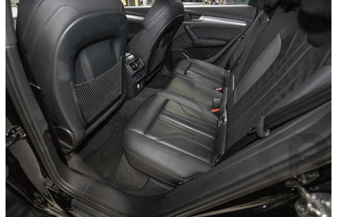 6/2017 Audi Q5 TFSI Sport Quattro Ultra (AWD) FY MY17 4d Wagon Brilliant Black Metallic Turbo 2.0L