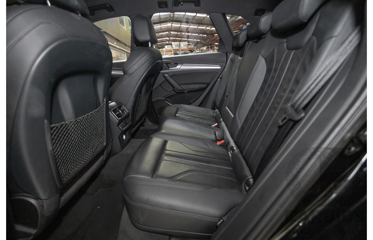 6/2017 Audi Q5 TFSI Sport Quattro Ultra (AWD) FY MY17 4d Wagon Brilliant Black Metallic Turbo 2.0L