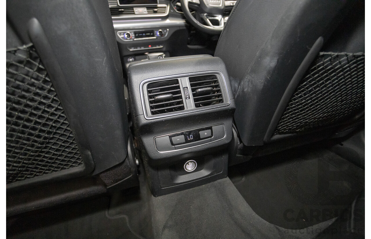 6/2017 Audi Q5 TFSI Sport Quattro Ultra (AWD) FY MY17 4d Wagon Brilliant Black Metallic Turbo 2.0L