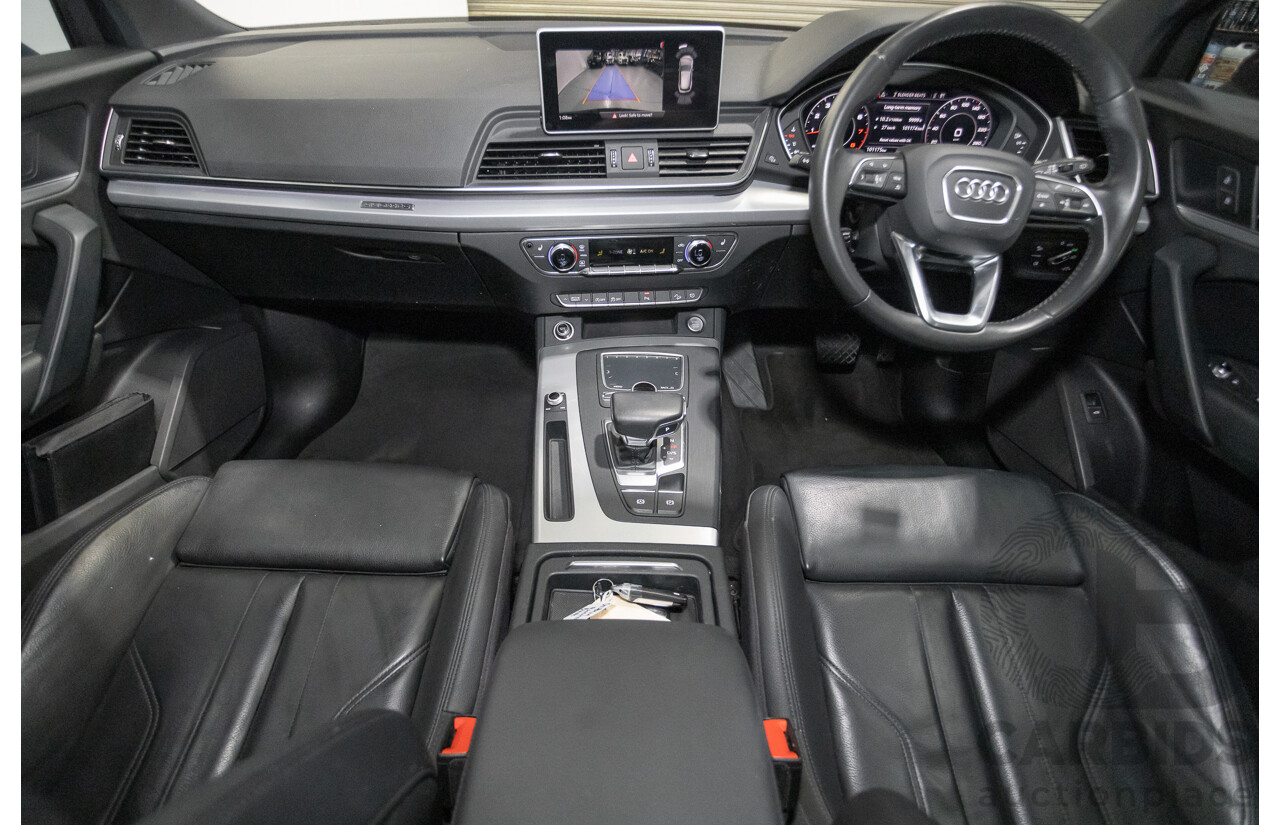 6/2017 Audi Q5 TFSI Sport Quattro Ultra (AWD) FY MY17 4d Wagon Brilliant Black Metallic Turbo 2.0L