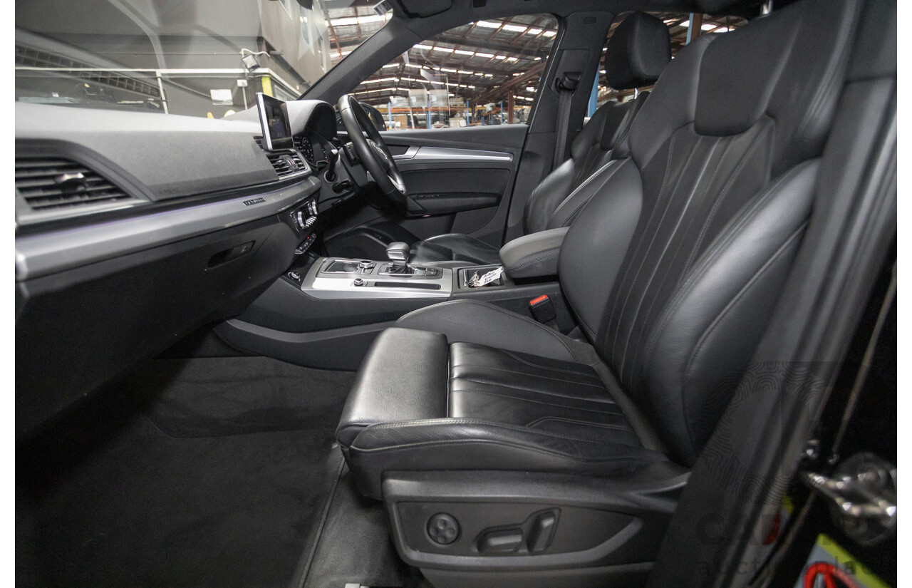 6/2017 Audi Q5 TFSI Sport Quattro Ultra (AWD) FY MY17 4d Wagon Brilliant Black Metallic Turbo 2.0L