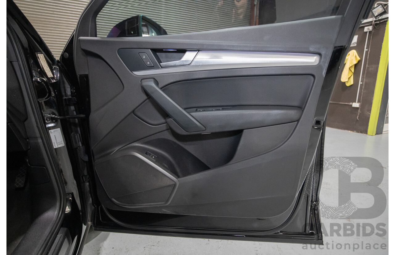 6/2017 Audi Q5 TFSI Sport Quattro Ultra (AWD) FY MY17 4d Wagon Brilliant Black Metallic Turbo 2.0L