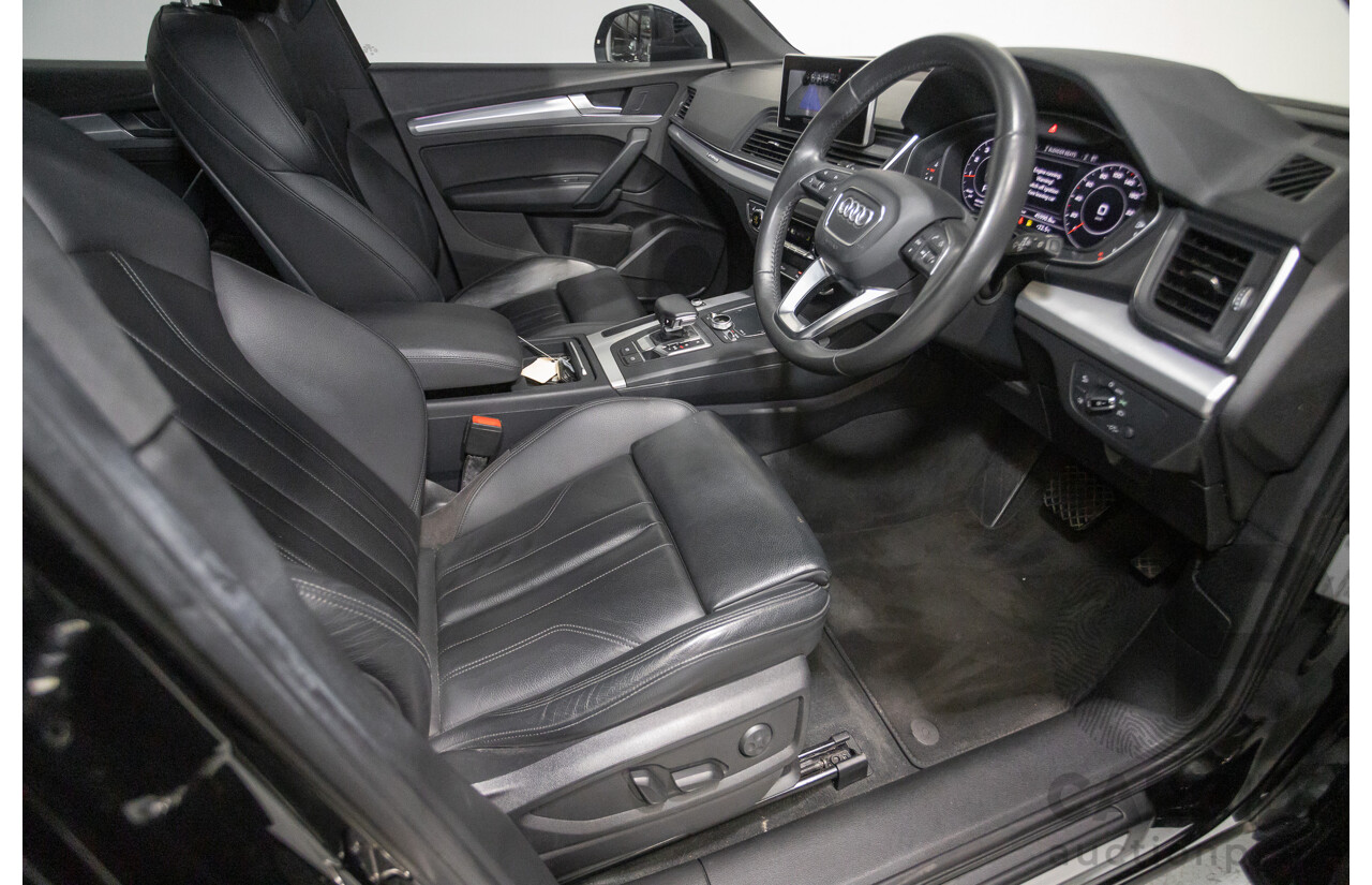 6/2017 Audi Q5 TFSI Sport Quattro Ultra (AWD) FY MY17 4d Wagon Brilliant Black Metallic Turbo 2.0L