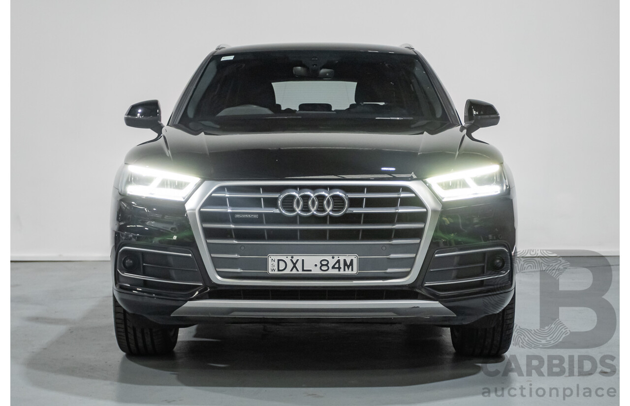 6/2017 Audi Q5 TFSI Sport Quattro Ultra (AWD) FY MY17 4d Wagon Brilliant Black Metallic Turbo 2.0L