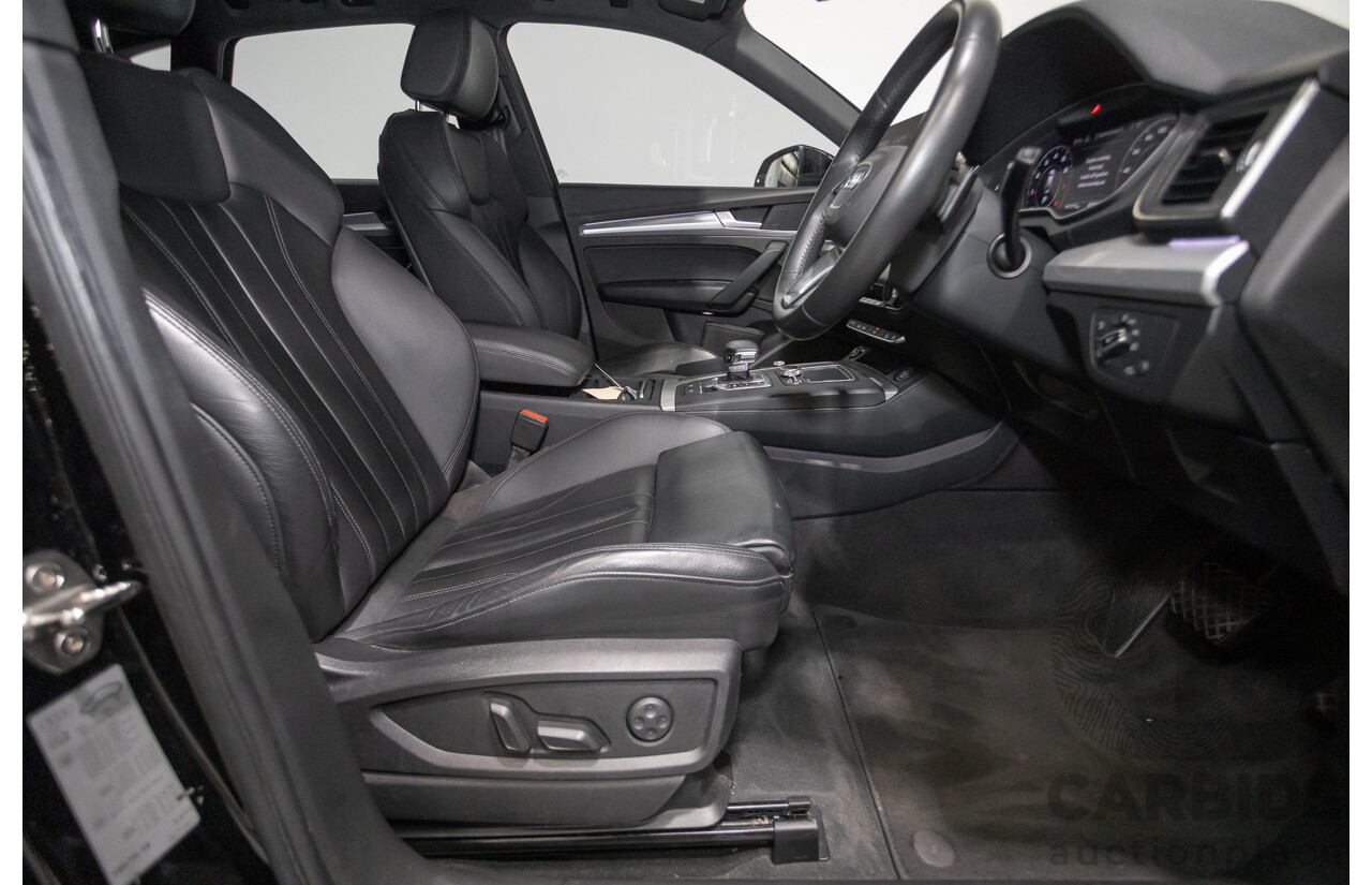 6/2017 Audi Q5 TFSI Sport Quattro Ultra (AWD) FY MY17 4d Wagon Brilliant Black Metallic Turbo 2.0L