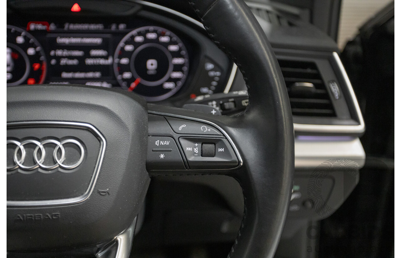 6/2017 Audi Q5 TFSI Sport Quattro Ultra (AWD) FY MY17 4d Wagon Brilliant Black Metallic Turbo 2.0L