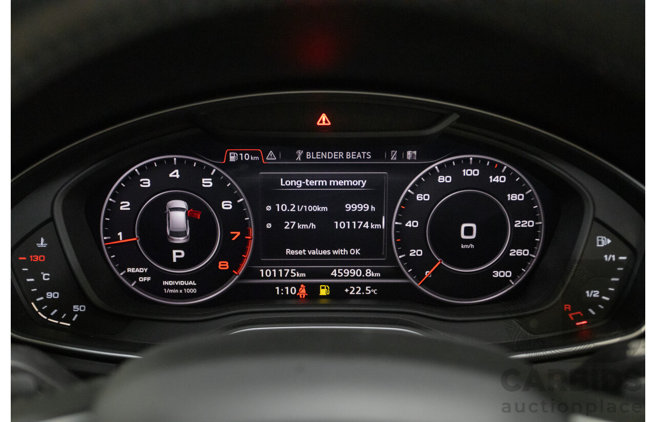 6/2017 Audi Q5 TFSI Sport Quattro Ultra (AWD) FY MY17 4d Wagon Brilliant Black Metallic Turbo 2.0L