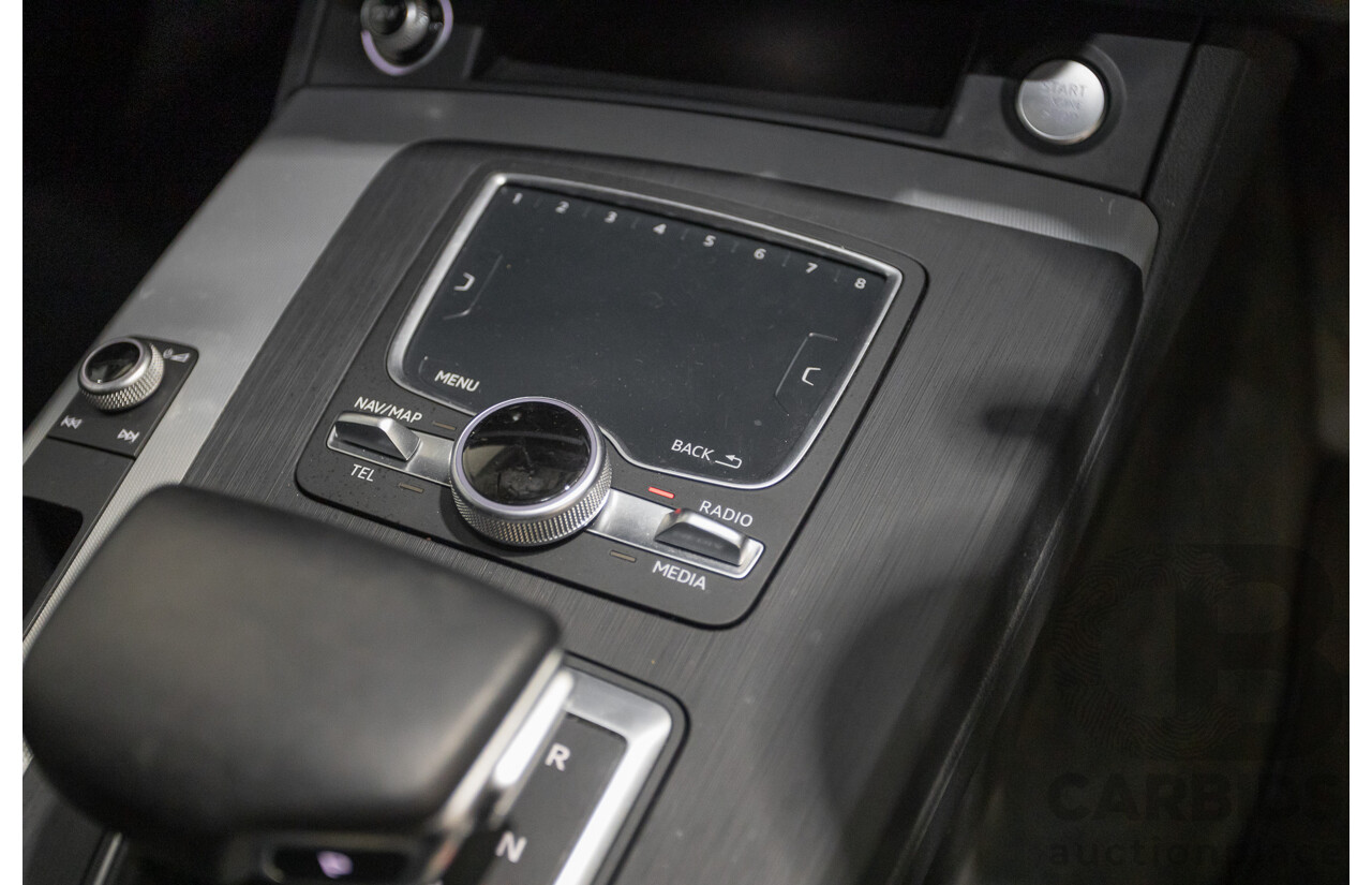 6/2017 Audi Q5 TFSI Sport Quattro Ultra (AWD) FY MY17 4d Wagon Brilliant Black Metallic Turbo 2.0L