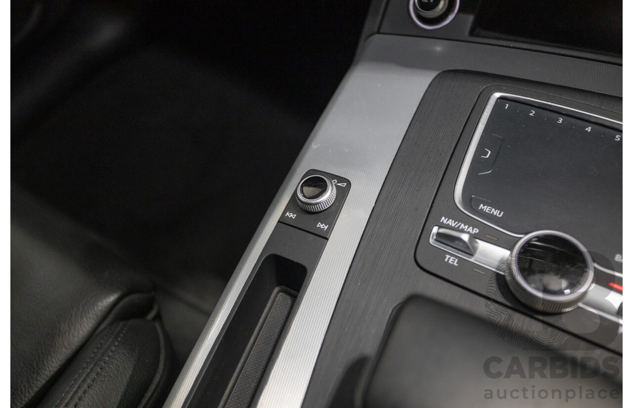 6/2017 Audi Q5 TFSI Sport Quattro Ultra (AWD) FY MY17 4d Wagon Brilliant Black Metallic Turbo 2.0L