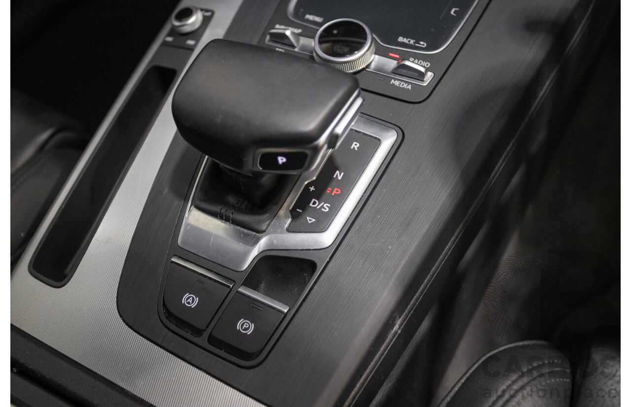 6/2017 Audi Q5 TFSI Sport Quattro Ultra (AWD) FY MY17 4d Wagon Brilliant Black Metallic Turbo 2.0L