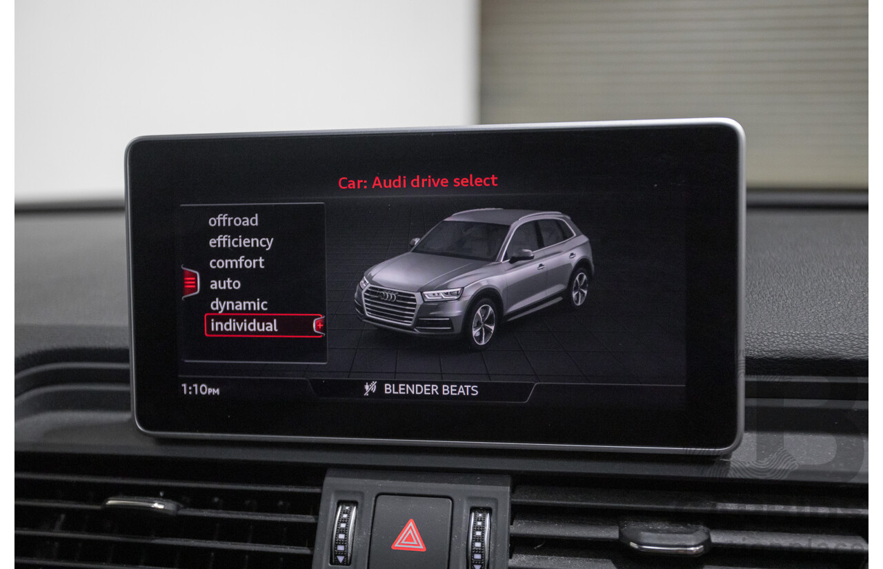 6/2017 Audi Q5 TFSI Sport Quattro Ultra (AWD) FY MY17 4d Wagon Brilliant Black Metallic Turbo 2.0L