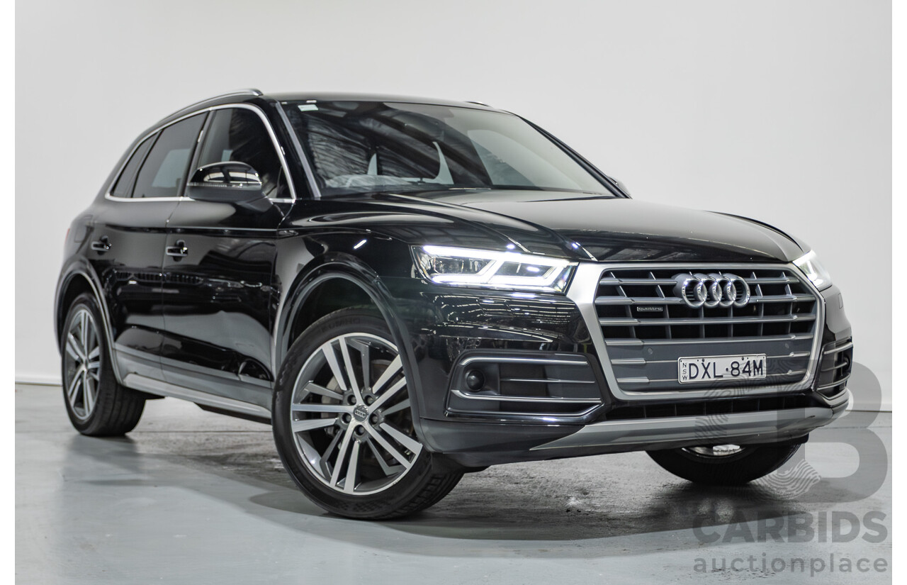 6/2017 Audi Q5 TFSI Sport Quattro Ultra (AWD) FY MY17 4d Wagon Brilliant Black Metallic Turbo 2.0L