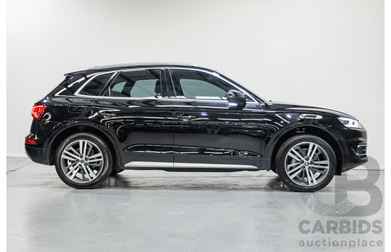 6/2017 Audi Q5 TFSI Sport Quattro Ultra (AWD) FY MY17 4d Wagon Brilliant Black Metallic Turbo 2.0L