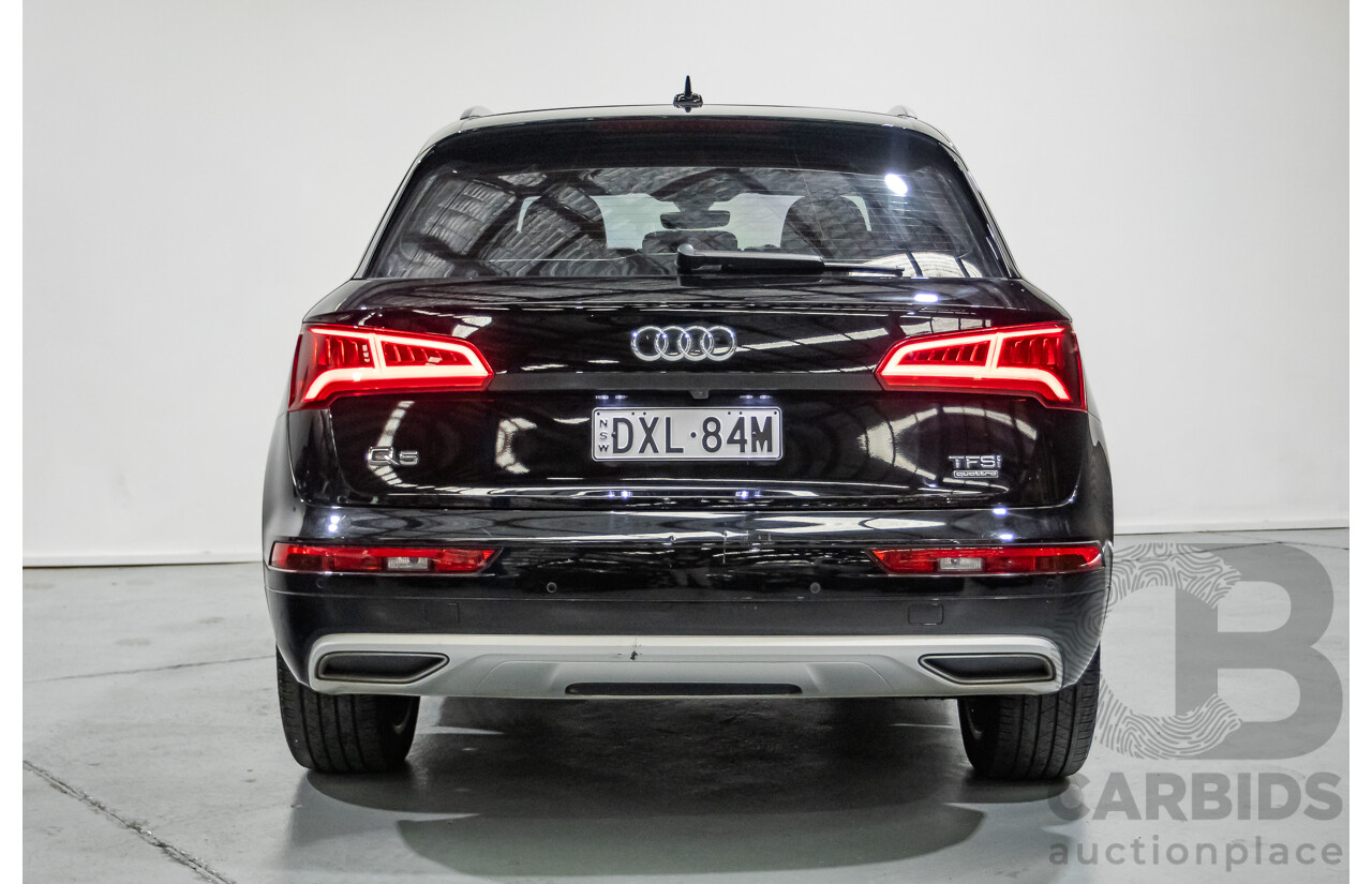 6/2017 Audi Q5 TFSI Sport Quattro Ultra (AWD) FY MY17 4d Wagon Brilliant Black Metallic Turbo 2.0L